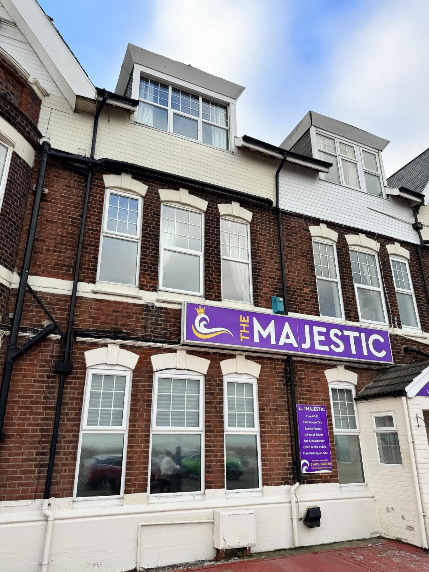 Bed and Breakfast The Majestic Great Yarmouth Exteriér fotografie